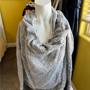 Bordeaux Anthropologie Cowl Neck Sweater